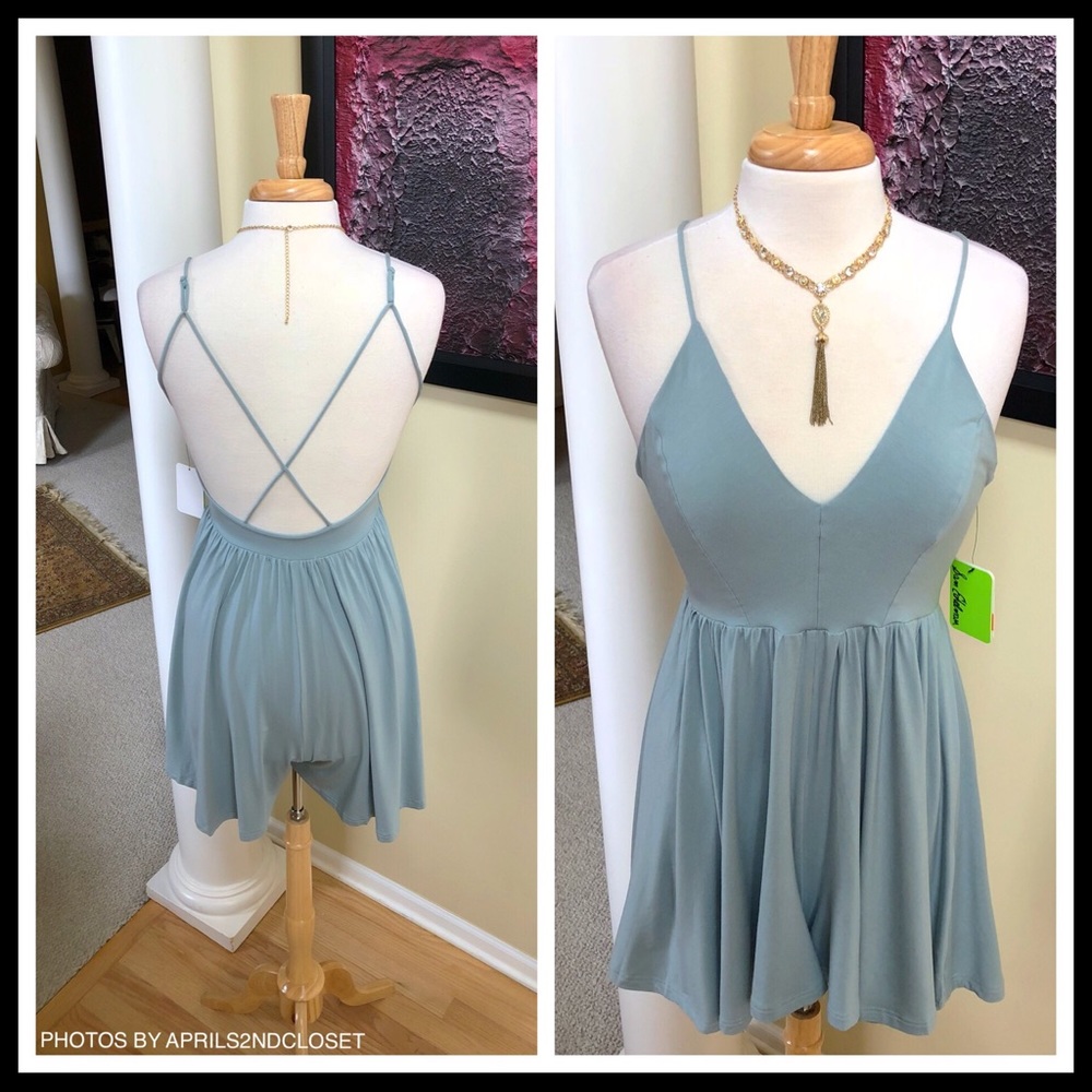 SAM EDELMAN STRAPPY BACK MINI ROMPER - Picture 3 of 8
